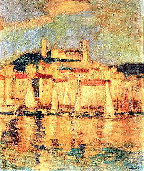 Cannes et le Suquet par Yen Shui-Long