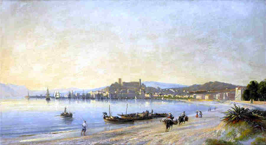 Vue de  Cannespar Adolphe Fioupiou