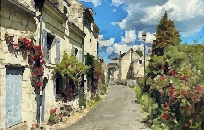 Rue de Montsoreau par Laura Voolu