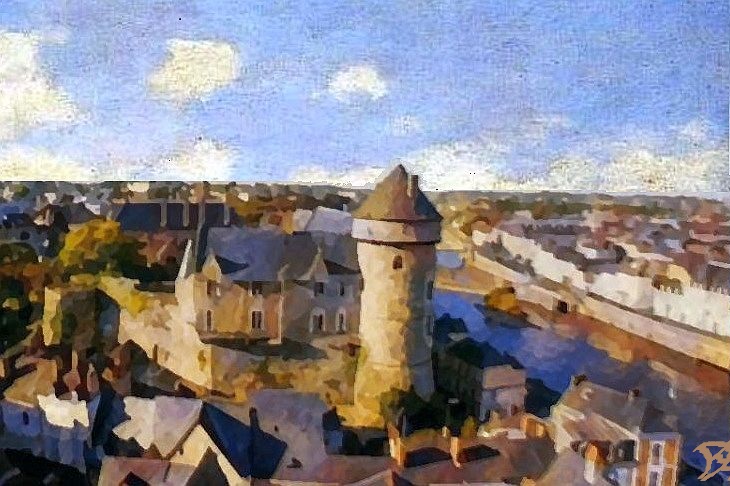 chateau de Laval et Mayenne par Dan Kopel