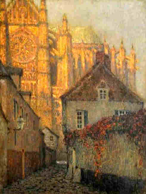 Cath&eacute;drale de Beauvais par henri Le Sidaner