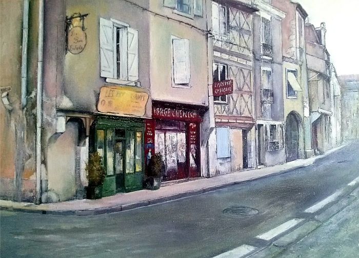 Les Bons enfants Poitiers par https://www.singulart.com/fr/artiste/tom&aacute;s-casta&ntilde;o