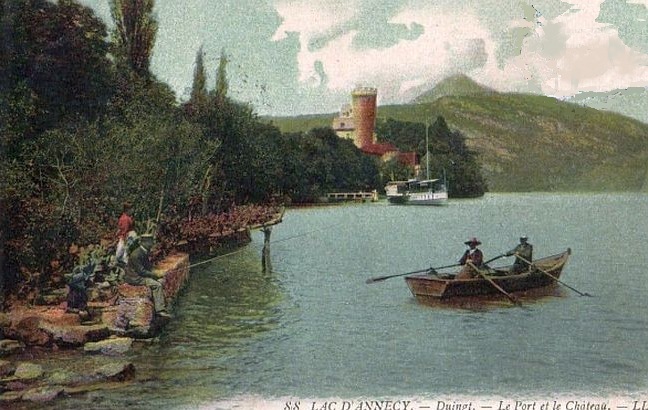 Por et ch&acirc;teau de Duingt