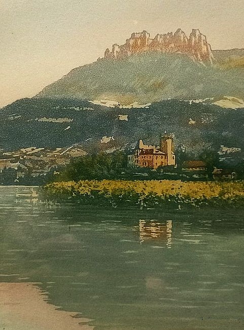 Ch&acirc;teau de Duingt par Gustave Marchetti