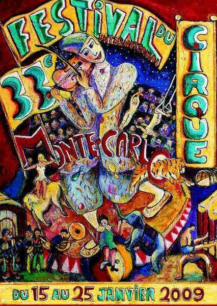 Affiche cirque Monaco