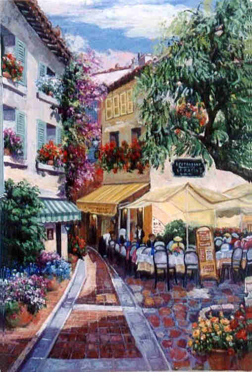 Caf&eacute; &agrave; Mont&eacute;-Carlo par Soo Cha Griffith
