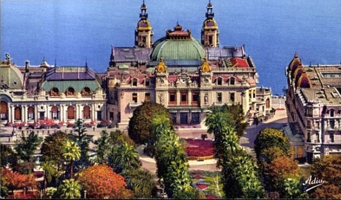 Monaco, casino et op&eacute;ra ann&eacute;es 1950
