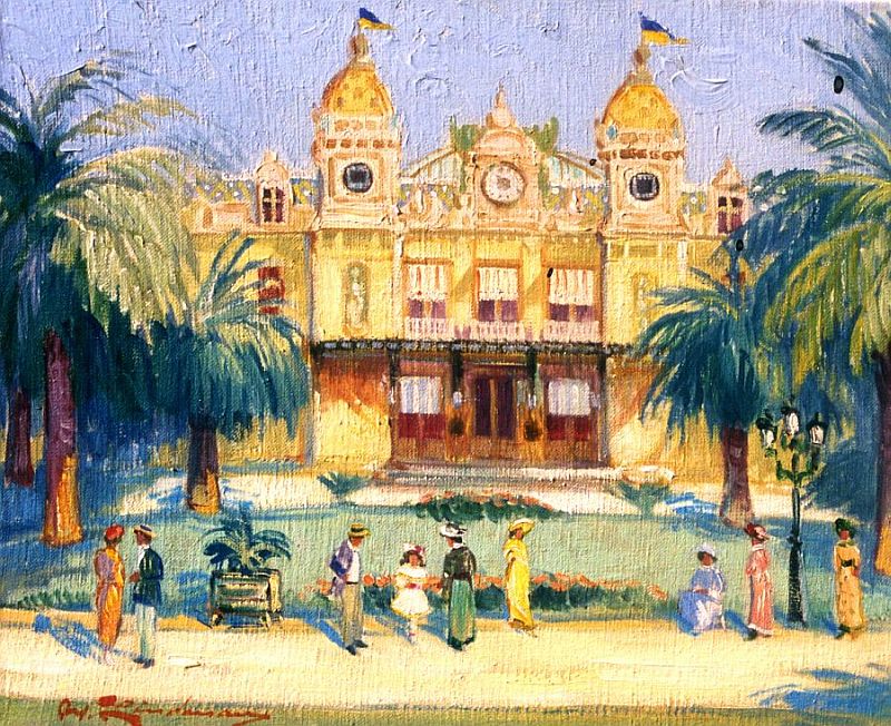 Le casino de Monaco par Martin Lindenau