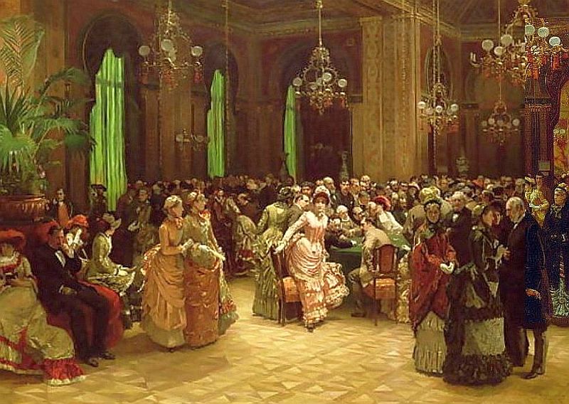 Au  casino de Monaco par Christian Ludwig Bokelmann