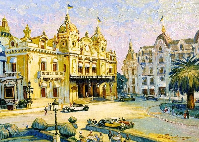 Le casino de Monaco par Martin Lindenau