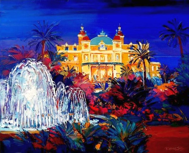 Place du casino &agrave; Monaco par Alain Demarte