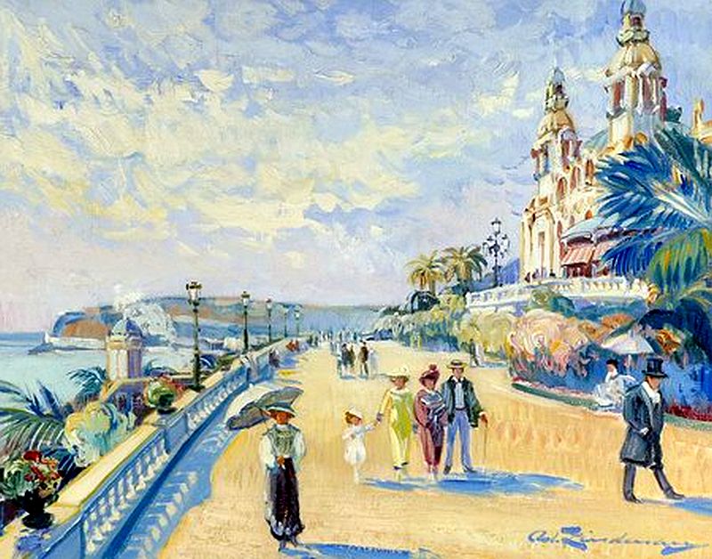 Terrasse du casino de Monte-Carlo par  Martin Lindeneau