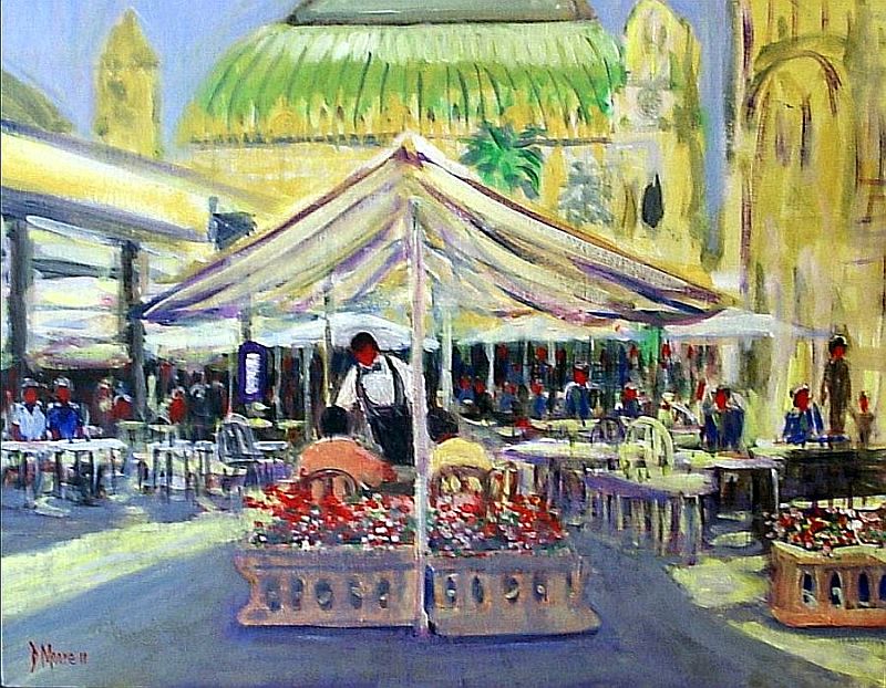 The  waiter, Monte-Carlo par Dave Moore