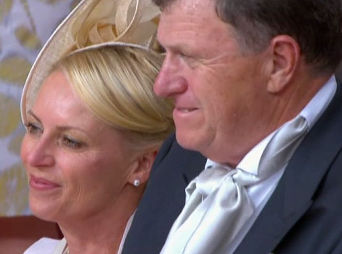 Mother and father of princess Charl&egrave;ne