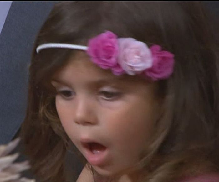 little  girl from family of Monaco