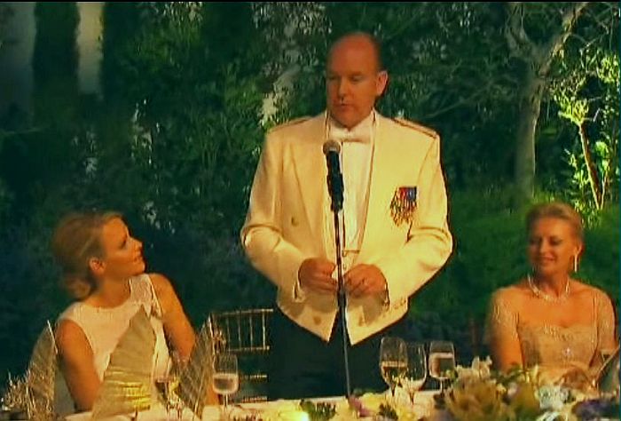 Albert's speech at the wedding banquet