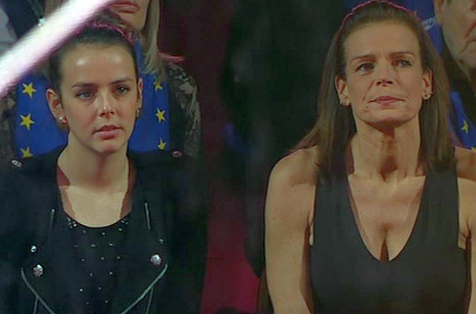 Les princesses St&eacute;phanie et Pauline, 37e festival du cirque de Monaco