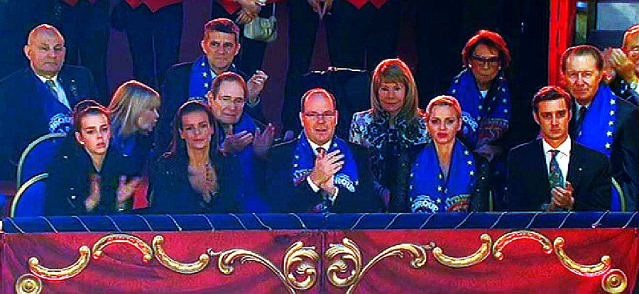 famille princi&egrave;re de Monaco, 37e festival du cirque de Monaco