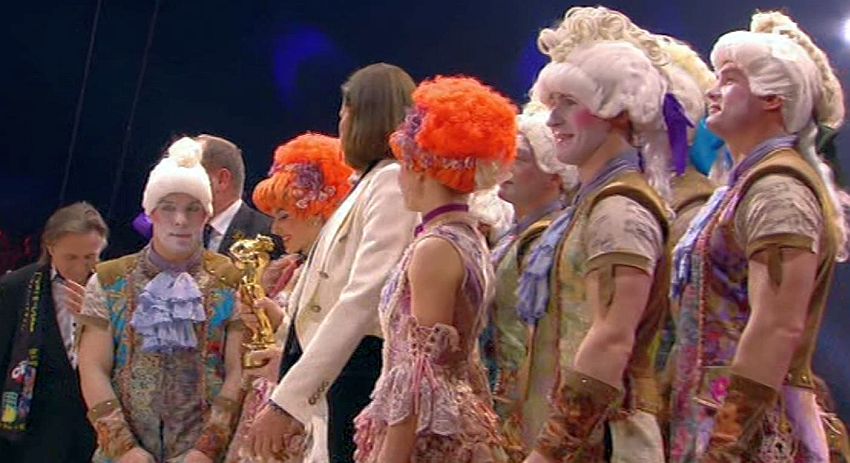 Troupe Socolov, acrobates, Russie, clown d'or