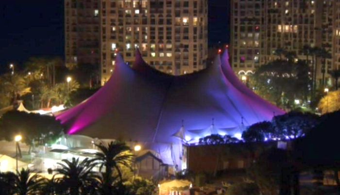 Chapiteau de Cirque &agrave; Monaco