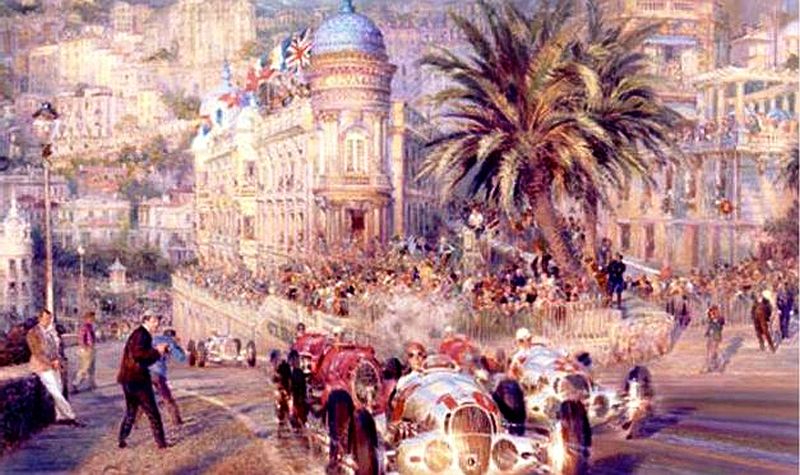 Monaco Grand Prix , dans la costa par Alfredo de la Maria
