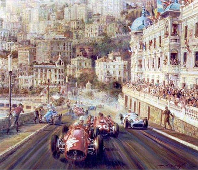 Monaco Grand Prix, mont&eacute;e de la Costa par Alfredo de la Maria