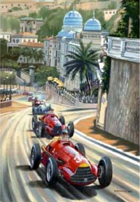 Monaco Grand Prix  1950 remport&eacute; par Fangio