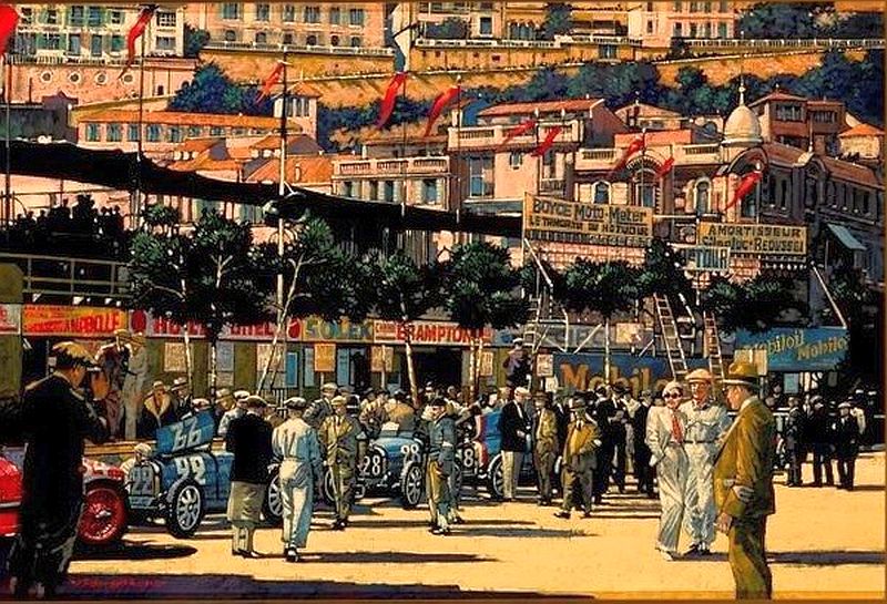 Monaco Grand Prix by Barry Rowe