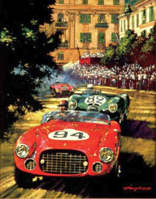 Monaco Grand Prix 1952 by Barry Rowe