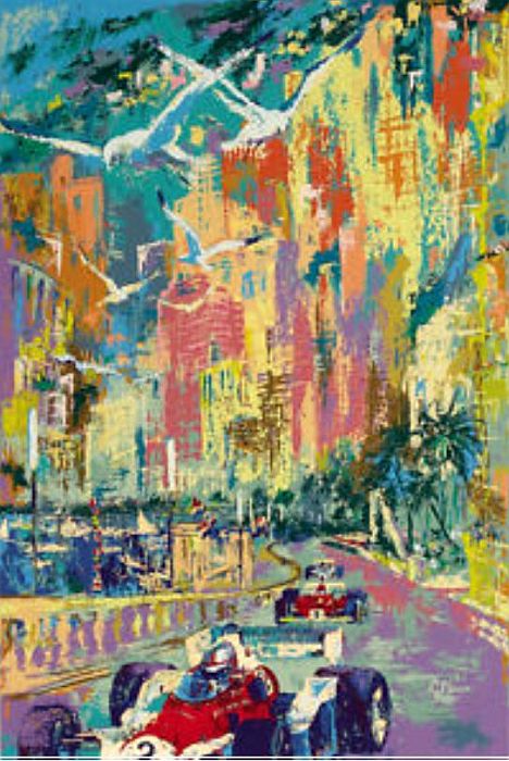 Monaco Grand Prix, par Leroy Neiman