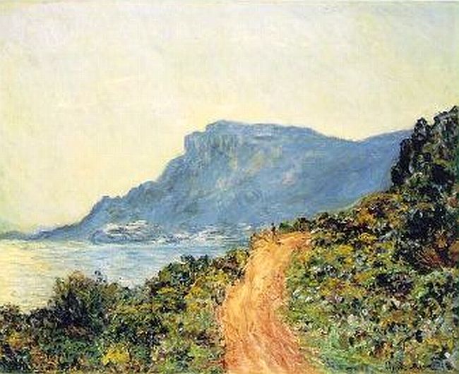 La corniche de Monte-Carlo  par Claude Monet