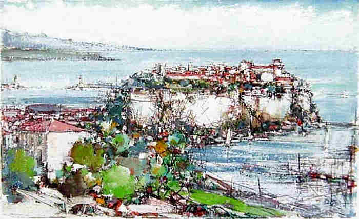 Le Rocher &agrave; Monaco  par Hubert Clerissi