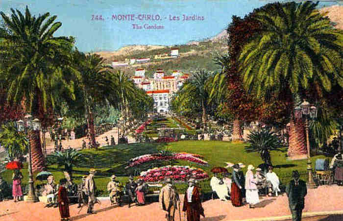 Les jardins de Monaco 1920