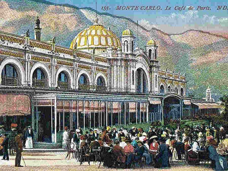 Carte ancienne Casino de Monte-Carlo et Hotel de Paris