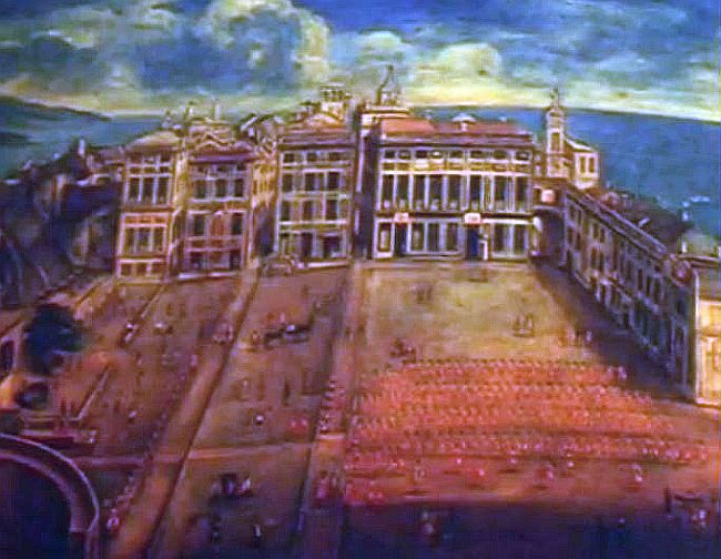 le palais princier de Monaco au 17e si&egrave;cle