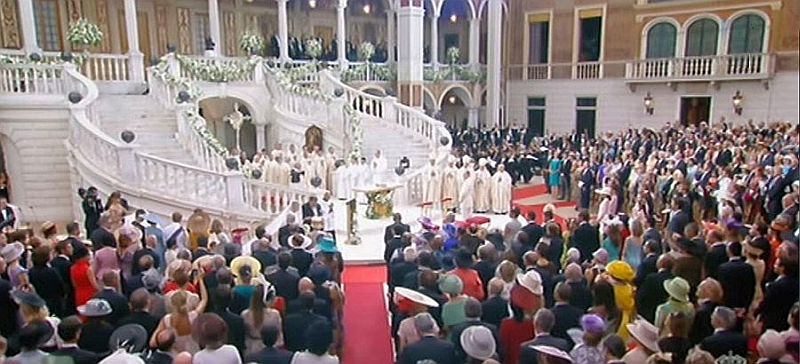 Cour d'honneurdu Palais de Monaco