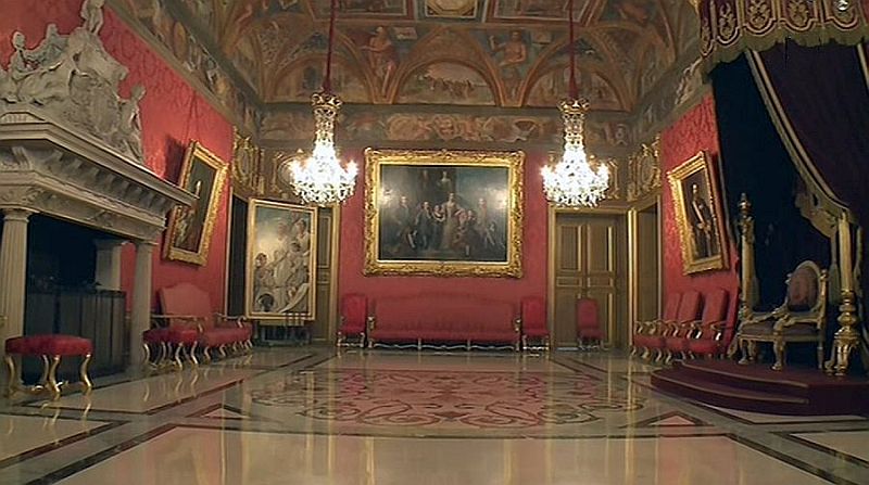 Salle du trone du Palais de Monaco