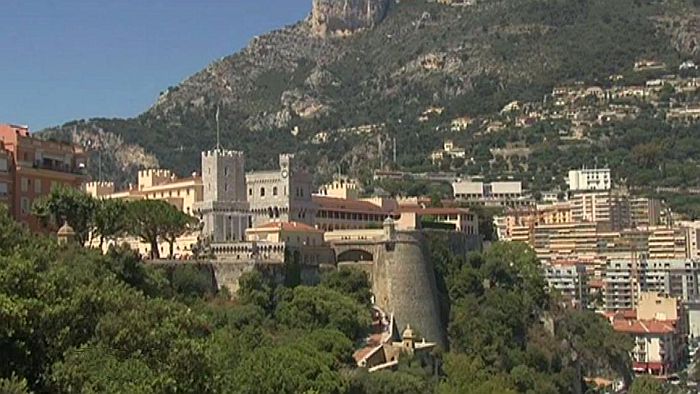 View of the palace of MOnaco