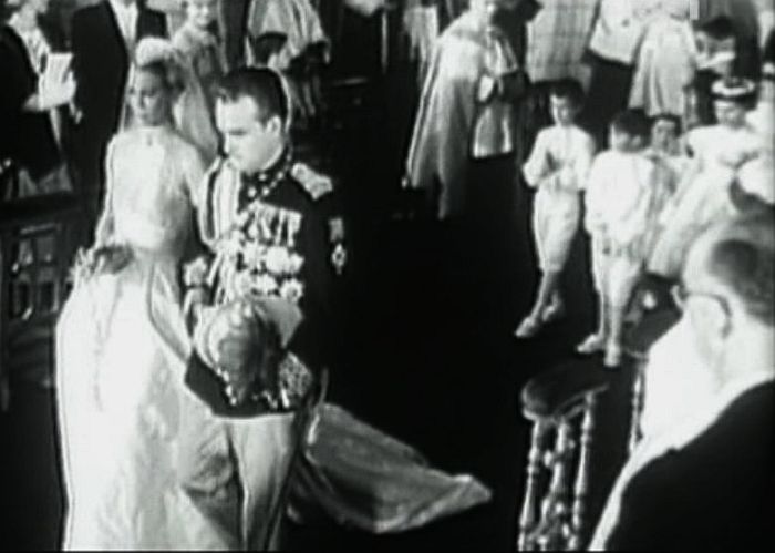 wedding of Grace kelly and Rainier of Monaco