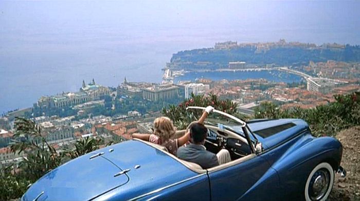 Vue de Monaco dans le film "la main au collet"